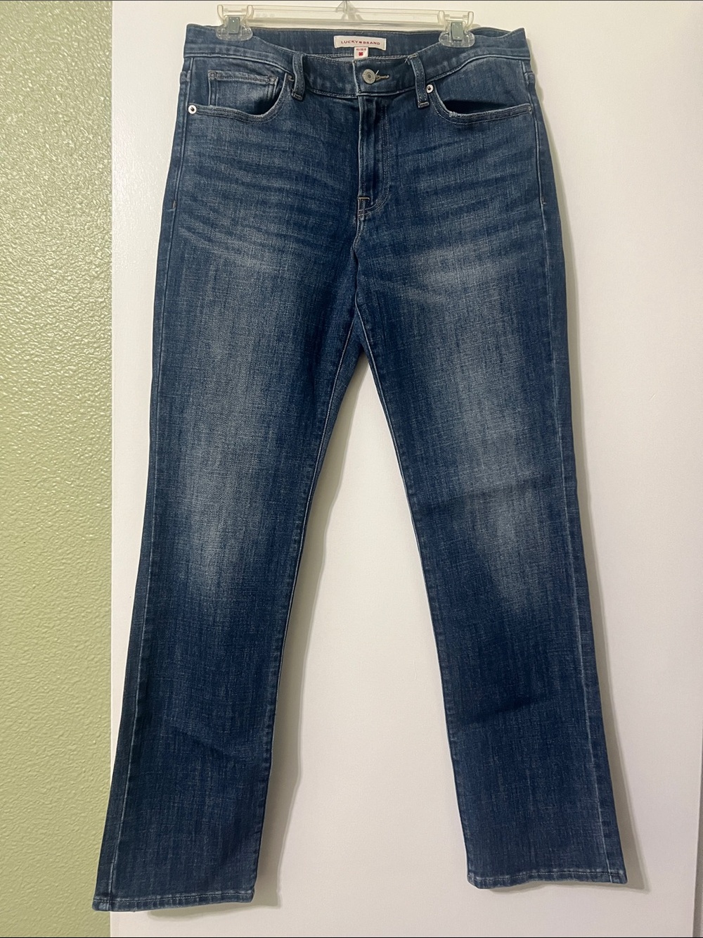 Lucky Brand Dark Indigo Straight-Leg Jeans